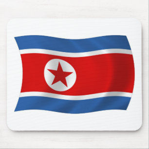 Nordkorea Flaggenmousepad Mousepad