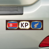 Nordkorea Flaggenplan-Autoaufkleber Autoaufkleber (Auf Auto)