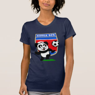 Nordkorea-Fußball-Panda T-Shirt