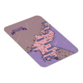 Nordkorea-Karte Magnet (Rechte Seite)