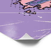Nordkorea-Karte Poster (Ecke)