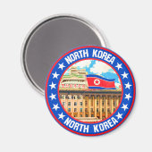 Nordkorea Magnet (Vorderseite/Rückseite)