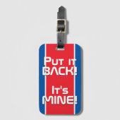 Nordkorea Nationalflagge Funny Patriotic Gepäckanhänger (Vorderseite Vertikal)