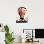 Nordkorea - Nukleare Bombe! Propaganda der koreani Poster (Heimbüro)