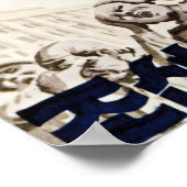 Nordkorea - Nukleare Bombe! Propaganda der koreani Poster (Ecke)