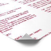 Nordkorea Poster (Ecke)