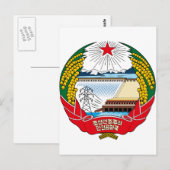 Nordkorea Postkarte (Vorne/Hinten)