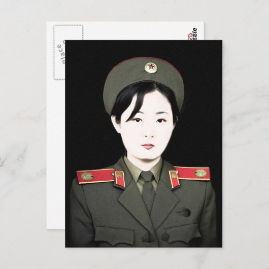 Nordkorea Postkarte (Vorne/Hinten)