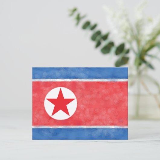 Nordkorea Postkarte (Stehend Vorderseite)