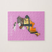 Nordkorea-Reisekarte Puzzle (Horizontal)