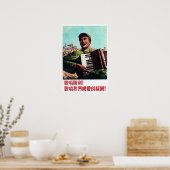 Nordkorea singt über unseren Sieg! 1954 Chinesisch Poster (Küche)