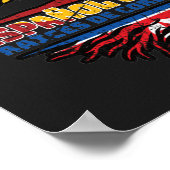 Nordkorea Spanien Spanischer Tree Roots Poster (Ecke)