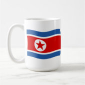 Nordkorea Tasse der Flagge (Links)