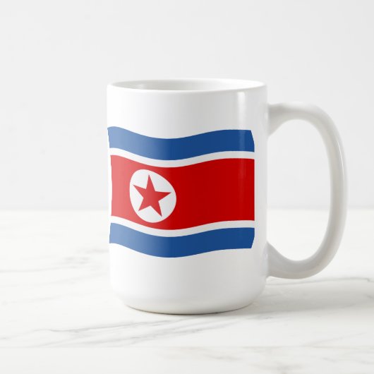 Nordkorea Tasse der Flagge (Rechts)