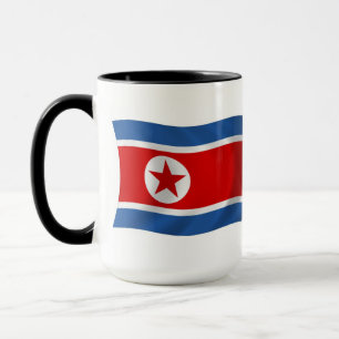 Nordkorea Tasse der Flagge