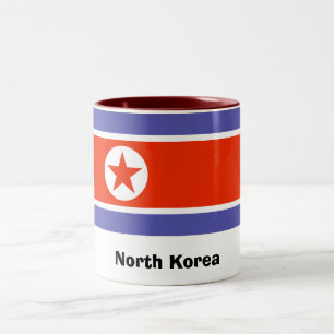 Nordkorea-Tasse Zweifarbige Tasse