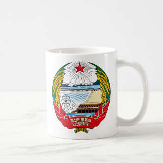 Nordkorea-Wappen Detail Kaffeetasse
