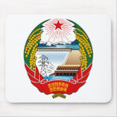 Nordkorea-Wappen Mousepad (Vorne)