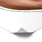 nordkoreanische Diktator-Maske Poster (Ecke)