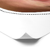 nordkoreanische Diktator-Maske Poster (Ecke)