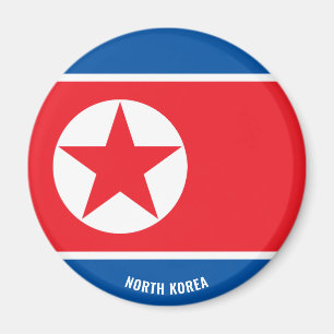 Nordkoreanische Flagge Charming Patriotic Magnet