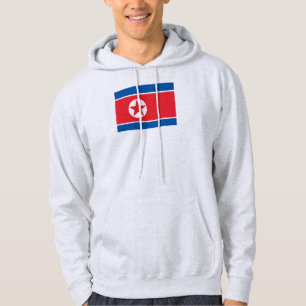 Nordkoreanische Flagge Hoodie