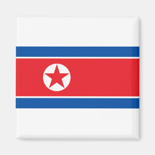 Nordkoreanische Flagge Magnet
