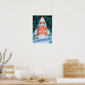 Nordkoreanische Rakete Poster (Küche)