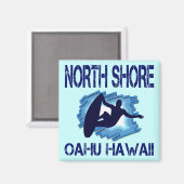 NORDKURSE, OAHU, HAWAII MAGNET (Vorderseite/Rückseite)