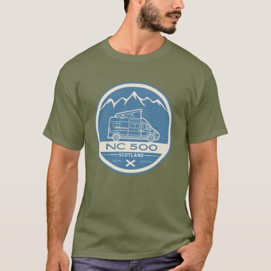 Nordküste 500 auf Karvan nc 500 T-Shirt (Vorderseite)