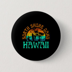 Nordküste Oahu Hawaii Surfstrand Surfer Wellen Gi Button
