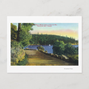 Nordküste Schifffahrt mit Blick auf Garrow Bay Postkarte