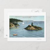 Nordküste Schifffahrt Sicht auf Point Gray Postkarte (Vorne/Hinten)