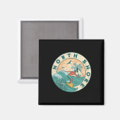 Nordküste von Hawaii Magnet (Vorderseite/Rückseite)