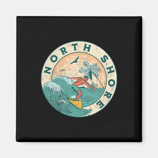 Nordküste von Hawaii Magnet (Vorne)