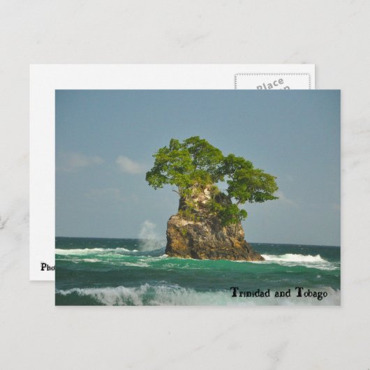 Nordküste von Trinidad Postkarte (Vorne/Hinten)