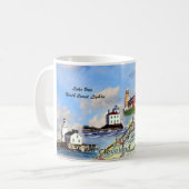 Nordküsten-Lichter Kaffeetasse (Vorderseite Links)