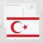 Nordkyprus Postkarte (Vorne/Hinten)