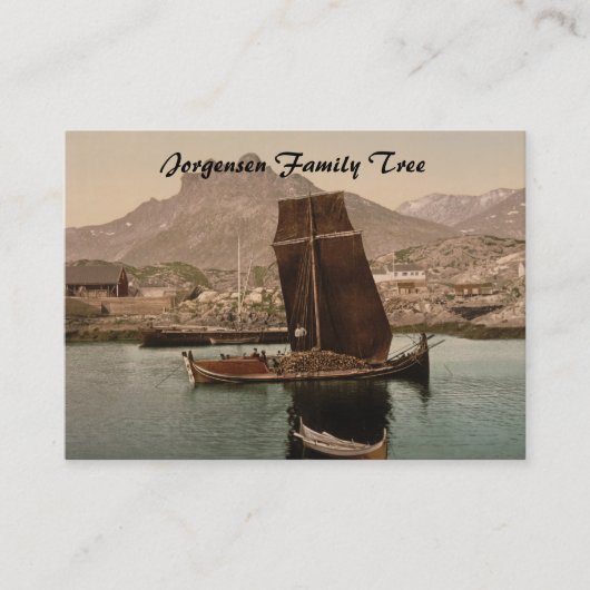 Nordlandbaad, Nordland, Norwegen Visitenkarte (Vorderseite)