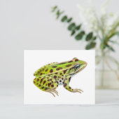 Nordleopard-Frosch-Postkarte Postkarte (Stehend Vorderseite)