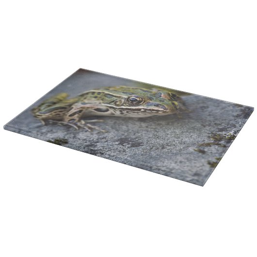 Nordleopardfrosch, See-through Island, Schneidebrett (Ecke)