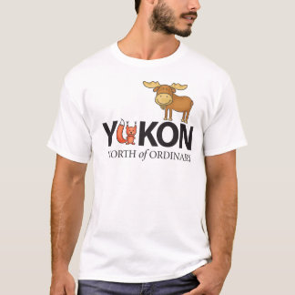 Nördlich der gewöhnlichen Foxy Elch-Entwürfe T-Shirt