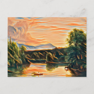 Nördlich des Berges Postkarte