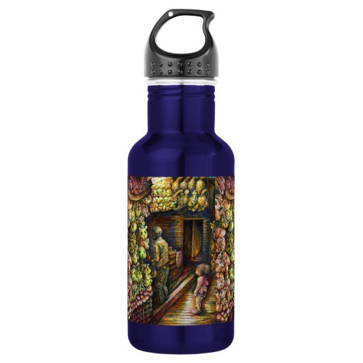 Nördlich des Zirkus Edelstahlflasche (Vorderseite)