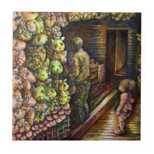 Nördlich des Zirkus Fliese