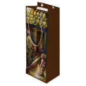 Nördlich des Zirkus Geschenktüte Für Weinflaschen (Rückseite Schrägansicht)