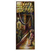 Nördlich des Zirkus Geschenktüte Für Weinflaschen (Rückseite)