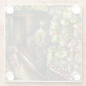 Nördlich des Zirkus Glasuntersetzer (Rückseite)