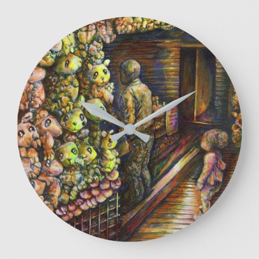 Nördlich des Zirkus Große Wanduhr (Vorderseite)