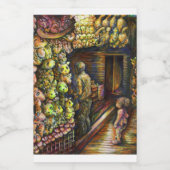 Nördlich des Zirkus Lebensmitteletikett (Einzelnes Label)